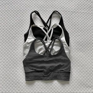 Lululemon Energy Long Line Sports Bras (3 Pack)